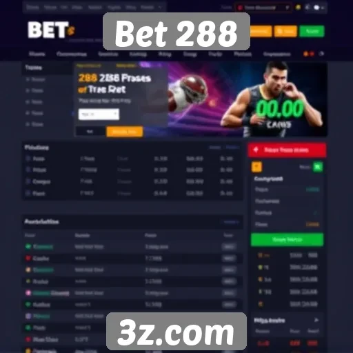 Avaliação detalhada da interface do site Bet 288