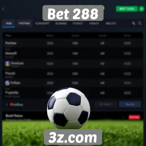 Apostas esportivas em alta no Bet 288